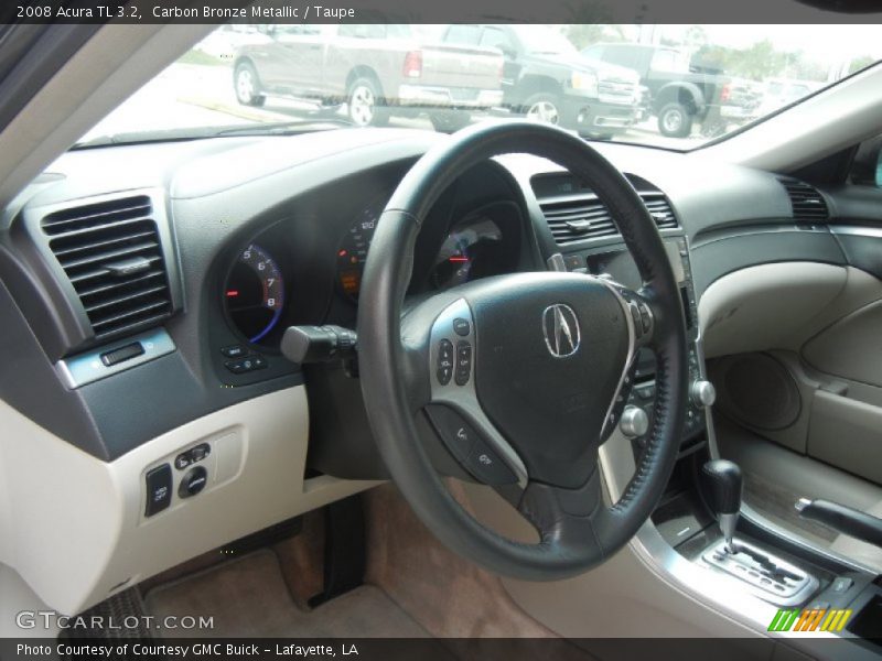 Carbon Bronze Metallic / Taupe 2008 Acura TL 3.2