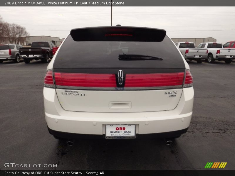 White Platinum Tri Coat / Medium Light Stone 2009 Lincoln MKX AWD