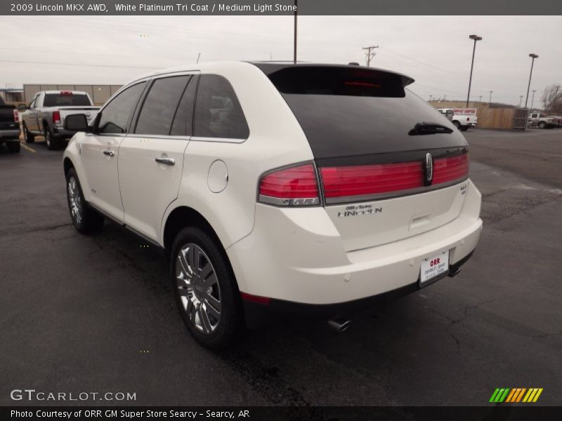 White Platinum Tri Coat / Medium Light Stone 2009 Lincoln MKX AWD
