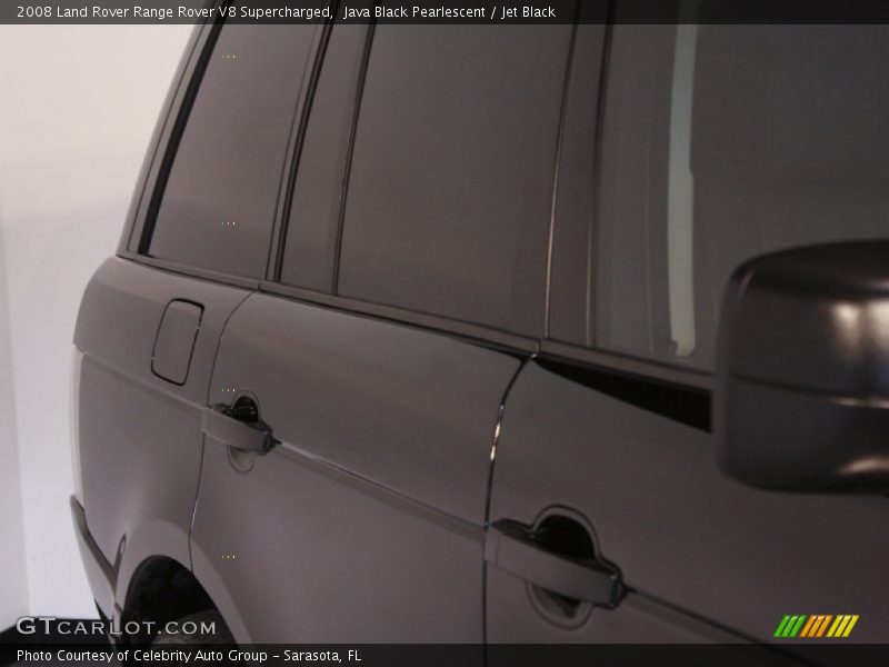 Java Black Pearlescent / Jet Black 2008 Land Rover Range Rover V8 Supercharged