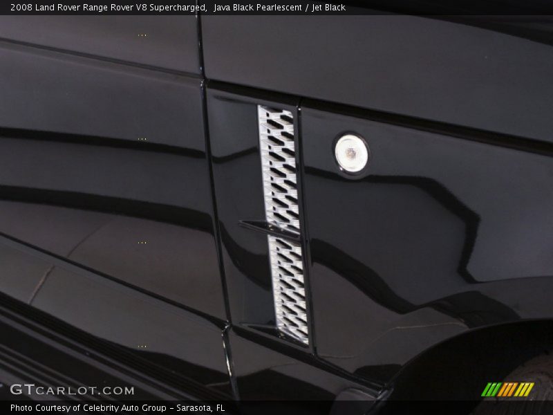 Java Black Pearlescent / Jet Black 2008 Land Rover Range Rover V8 Supercharged
