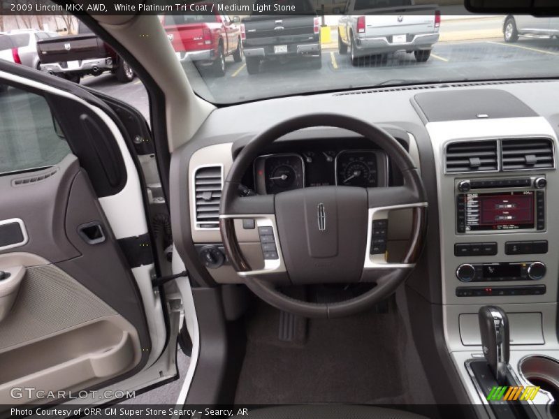 White Platinum Tri Coat / Medium Light Stone 2009 Lincoln MKX AWD