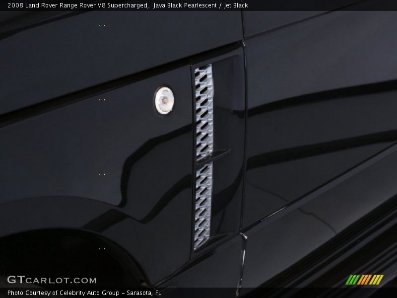 Java Black Pearlescent / Jet Black 2008 Land Rover Range Rover V8 Supercharged