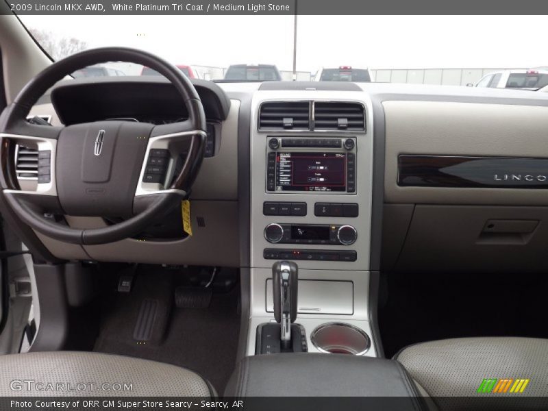 White Platinum Tri Coat / Medium Light Stone 2009 Lincoln MKX AWD