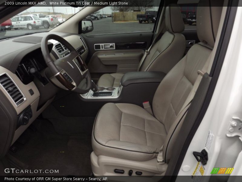 White Platinum Tri Coat / Medium Light Stone 2009 Lincoln MKX AWD