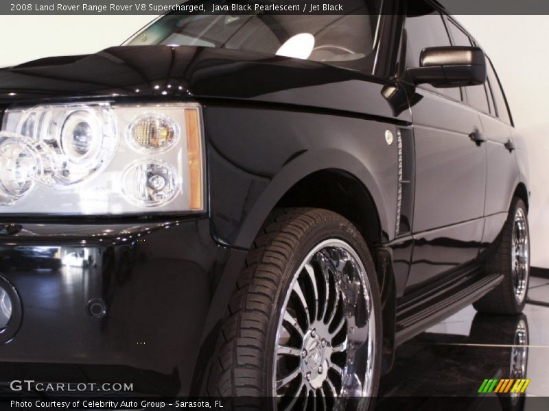 Java Black Pearlescent / Jet Black 2008 Land Rover Range Rover V8 Supercharged