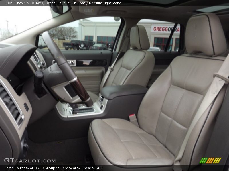 White Platinum Tri Coat / Medium Light Stone 2009 Lincoln MKX AWD