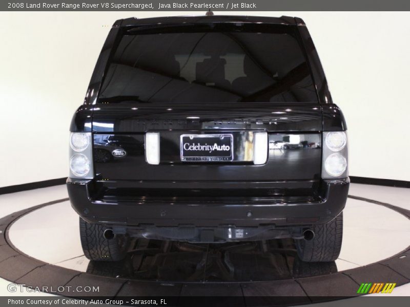 Java Black Pearlescent / Jet Black 2008 Land Rover Range Rover V8 Supercharged
