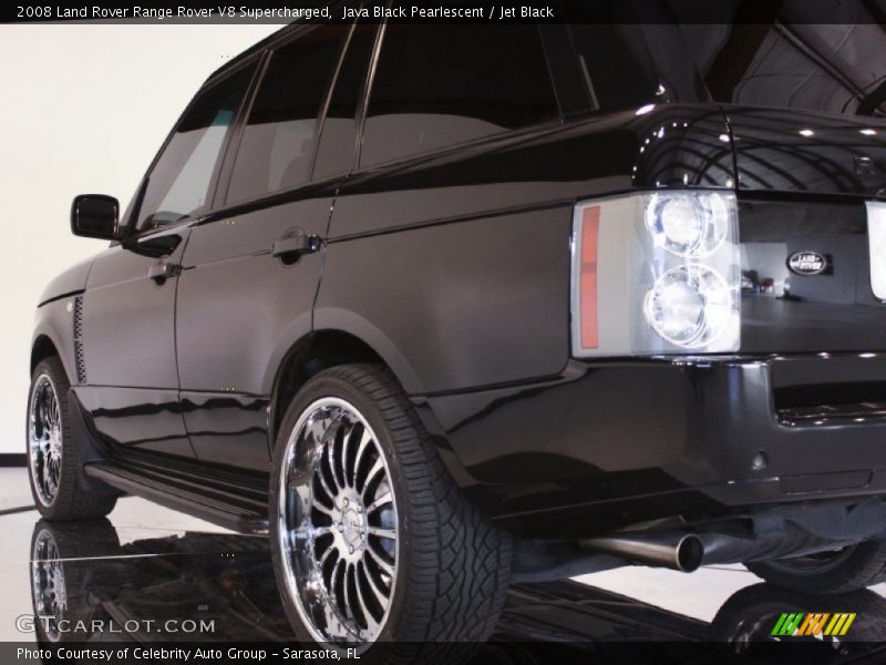Java Black Pearlescent / Jet Black 2008 Land Rover Range Rover V8 Supercharged
