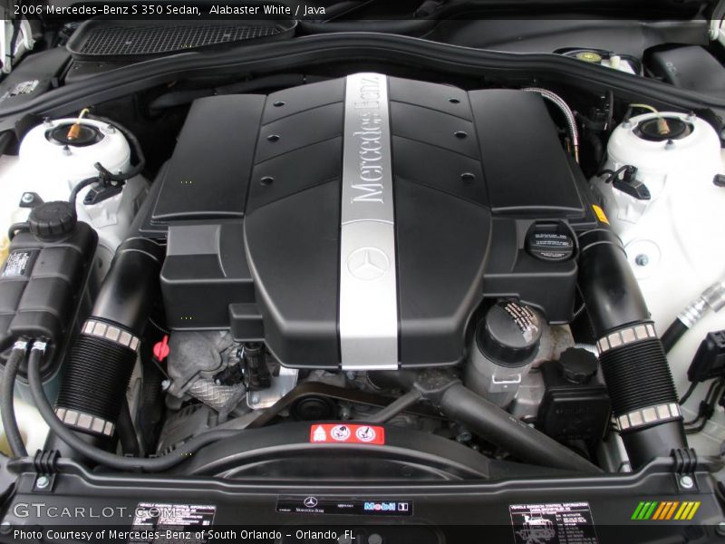Alabaster White / Java 2006 Mercedes-Benz S 350 Sedan