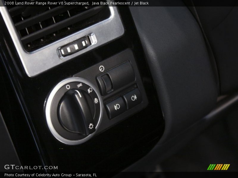 Controls of 2008 Range Rover V8 Supercharged