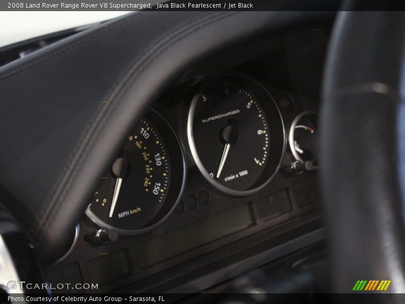 Java Black Pearlescent / Jet Black 2008 Land Rover Range Rover V8 Supercharged