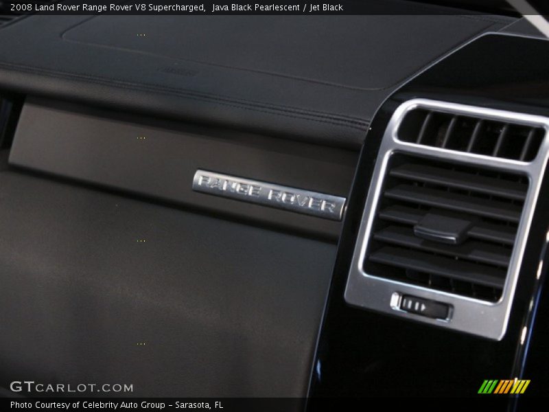 Java Black Pearlescent / Jet Black 2008 Land Rover Range Rover V8 Supercharged