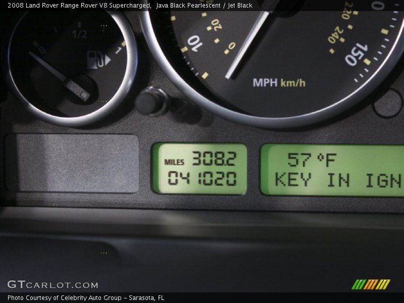 Java Black Pearlescent / Jet Black 2008 Land Rover Range Rover V8 Supercharged