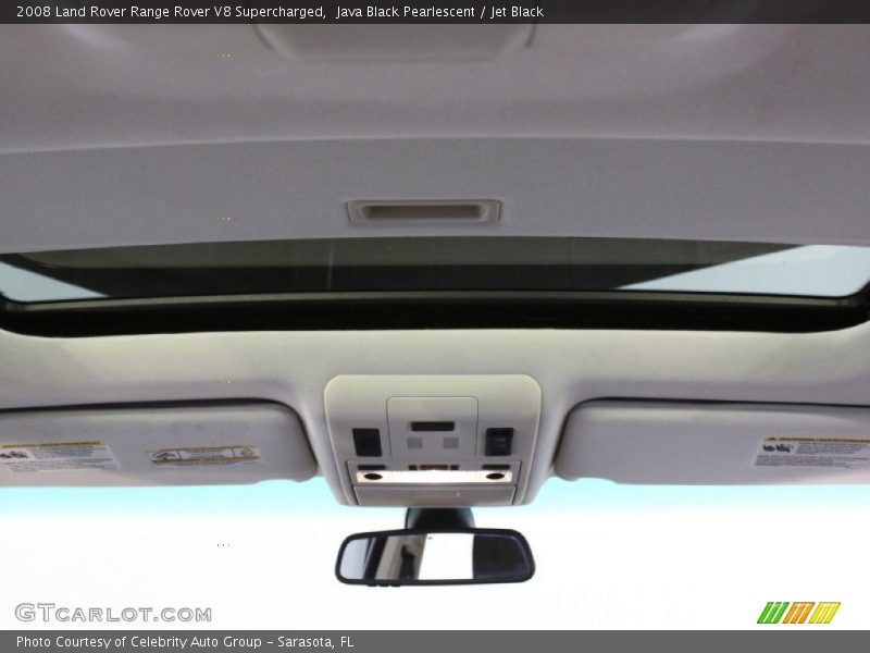 Java Black Pearlescent / Jet Black 2008 Land Rover Range Rover V8 Supercharged