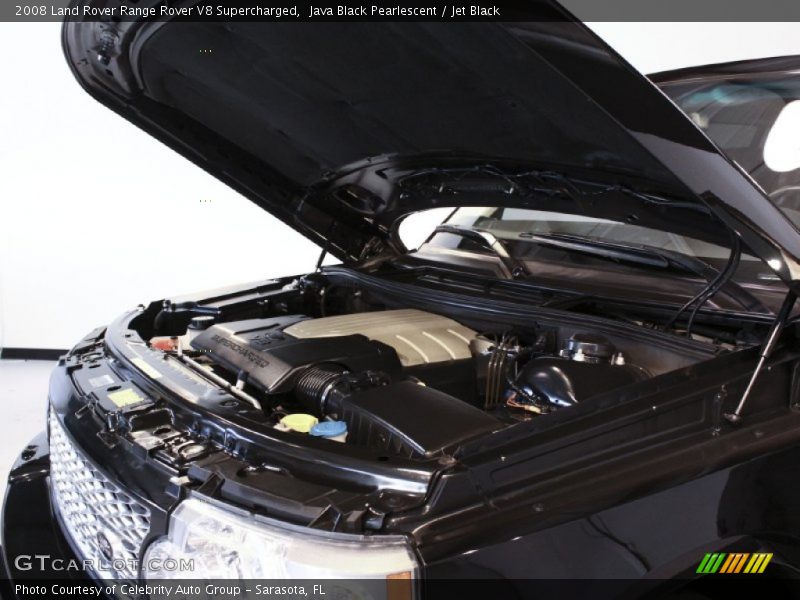 Java Black Pearlescent / Jet Black 2008 Land Rover Range Rover V8 Supercharged