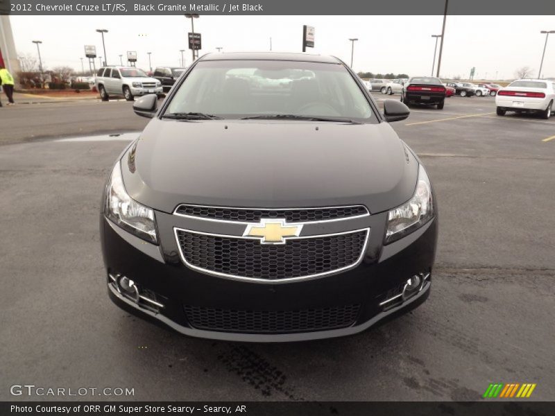 Black Granite Metallic / Jet Black 2012 Chevrolet Cruze LT/RS