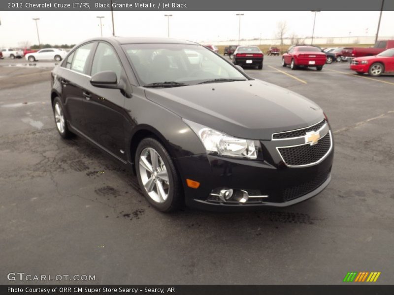 Black Granite Metallic / Jet Black 2012 Chevrolet Cruze LT/RS