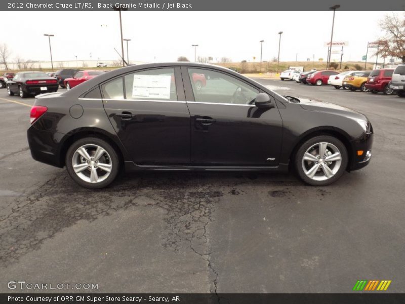 Black Granite Metallic / Jet Black 2012 Chevrolet Cruze LT/RS