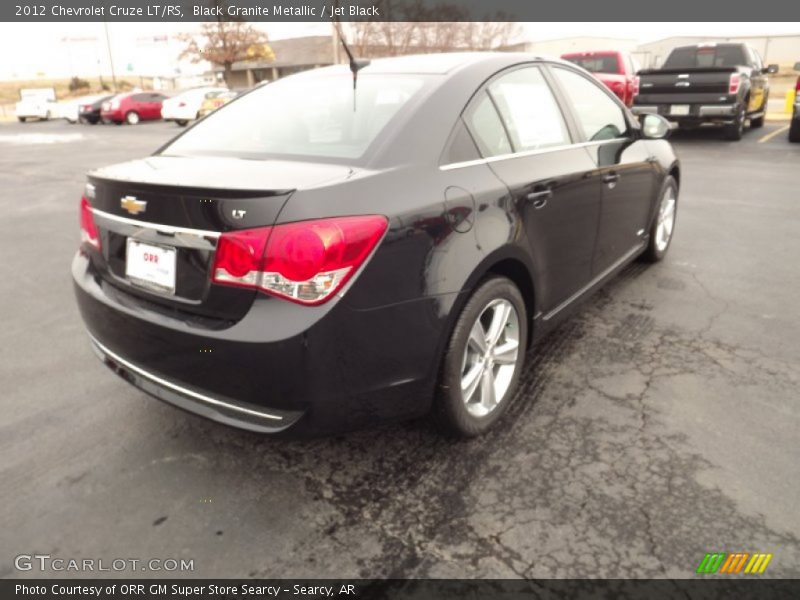 Black Granite Metallic / Jet Black 2012 Chevrolet Cruze LT/RS