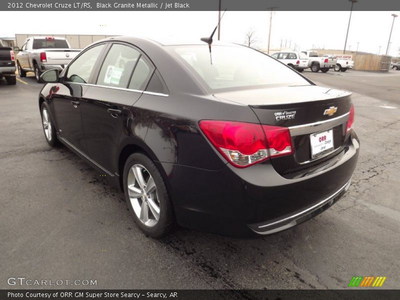 Black Granite Metallic / Jet Black 2012 Chevrolet Cruze LT/RS