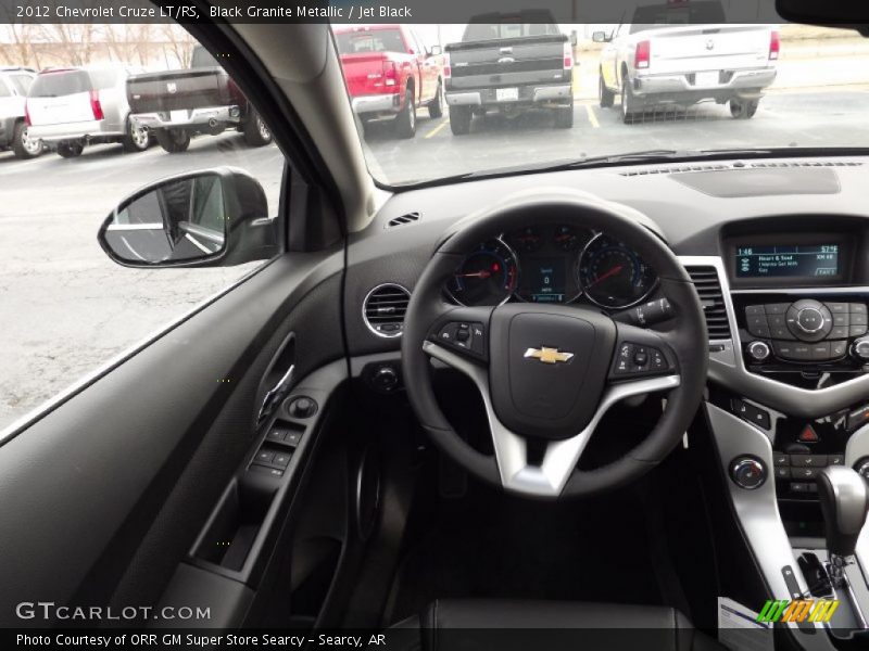 Black Granite Metallic / Jet Black 2012 Chevrolet Cruze LT/RS