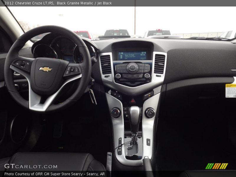 Black Granite Metallic / Jet Black 2012 Chevrolet Cruze LT/RS