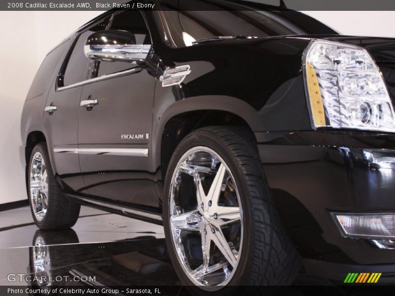 Black Raven / Ebony 2008 Cadillac Escalade AWD