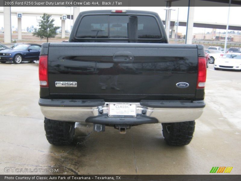 Black / Tan 2005 Ford F250 Super Duty Lariat FX4 Crew Cab 4x4