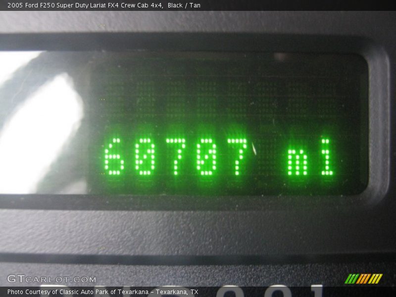 Black / Tan 2005 Ford F250 Super Duty Lariat FX4 Crew Cab 4x4