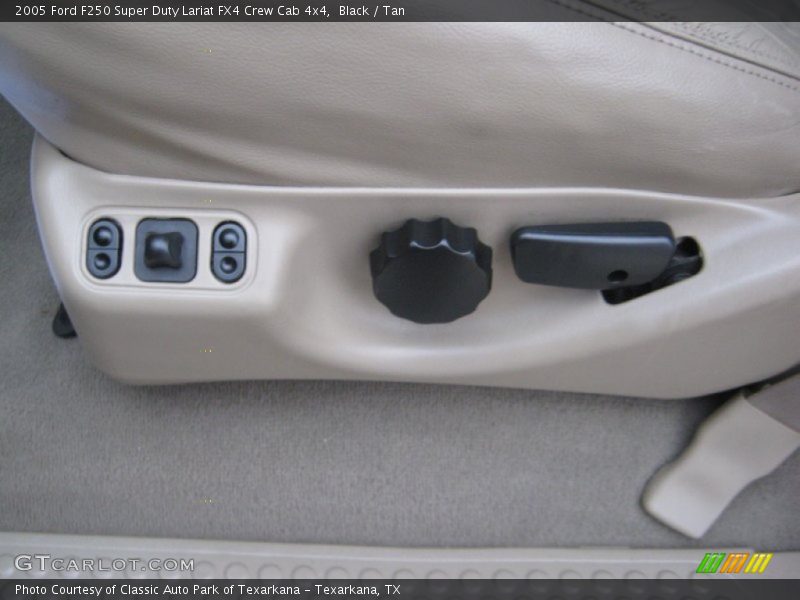 Black / Tan 2005 Ford F250 Super Duty Lariat FX4 Crew Cab 4x4