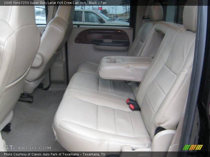 Black / Tan 2005 Ford F250 Super Duty Lariat FX4 Crew Cab 4x4