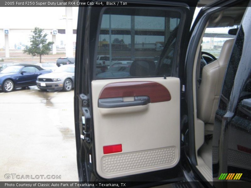 Black / Tan 2005 Ford F250 Super Duty Lariat FX4 Crew Cab 4x4