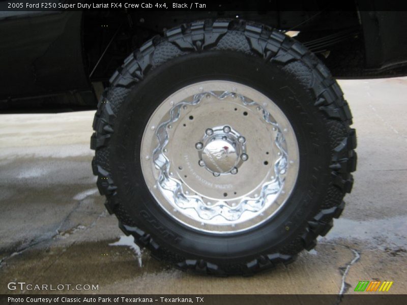 Black / Tan 2005 Ford F250 Super Duty Lariat FX4 Crew Cab 4x4