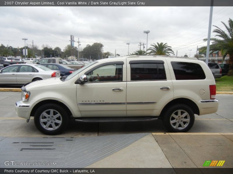 Cool Vanilla White / Dark Slate Gray/Light Slate Gray 2007 Chrysler Aspen Limited