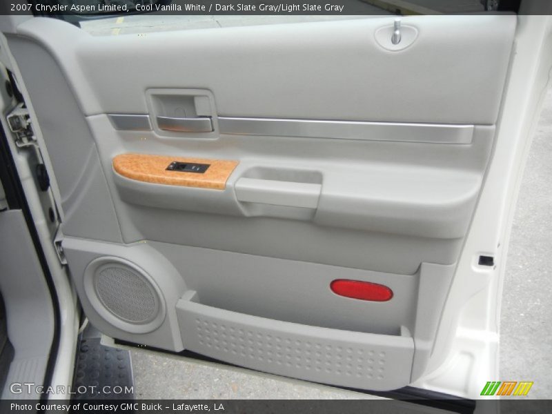 Cool Vanilla White / Dark Slate Gray/Light Slate Gray 2007 Chrysler Aspen Limited