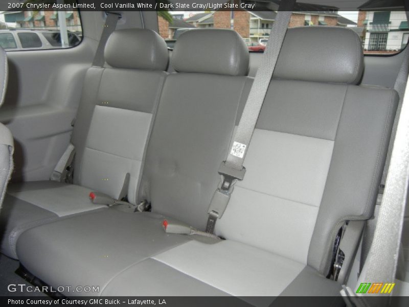 Cool Vanilla White / Dark Slate Gray/Light Slate Gray 2007 Chrysler Aspen Limited