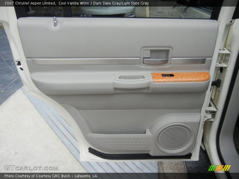 Cool Vanilla White / Dark Slate Gray/Light Slate Gray 2007 Chrysler Aspen Limited