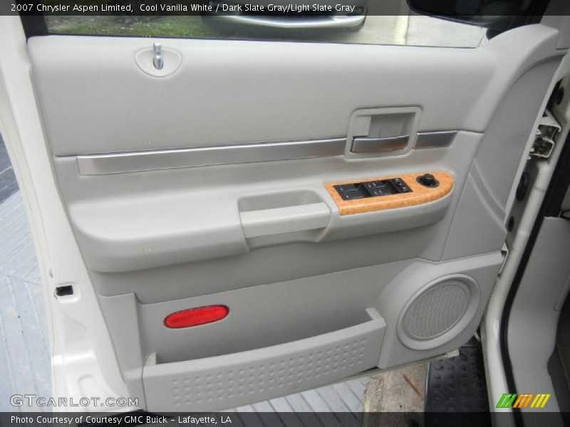 Cool Vanilla White / Dark Slate Gray/Light Slate Gray 2007 Chrysler Aspen Limited