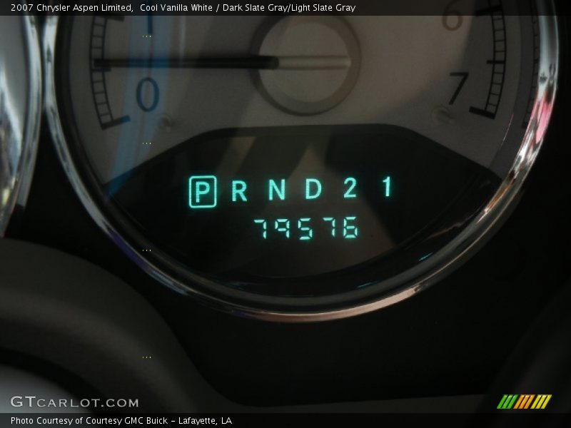 Cool Vanilla White / Dark Slate Gray/Light Slate Gray 2007 Chrysler Aspen Limited