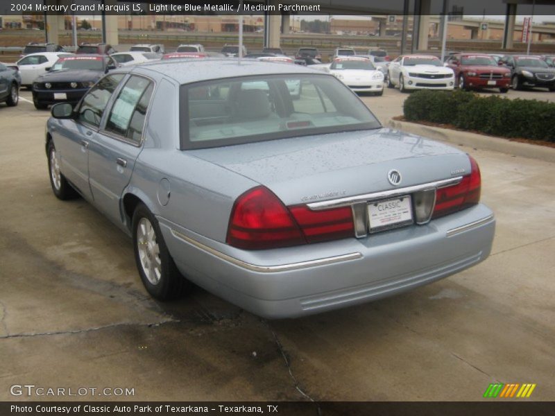 Light Ice Blue Metallic / Medium Parchment 2004 Mercury Grand Marquis LS