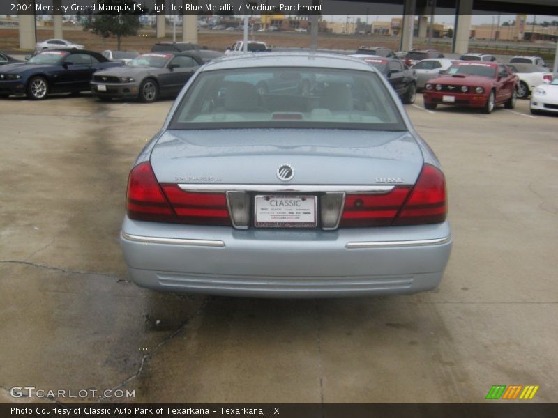 Light Ice Blue Metallic / Medium Parchment 2004 Mercury Grand Marquis LS
