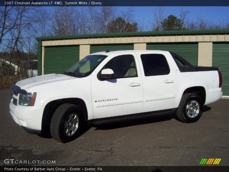 Summit White / Ebony 2007 Chevrolet Avalanche LT 4WD