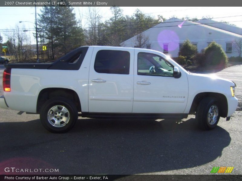 Summit White / Ebony 2007 Chevrolet Avalanche LT 4WD