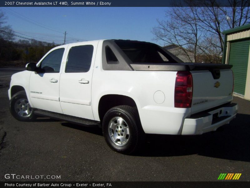 Summit White / Ebony 2007 Chevrolet Avalanche LT 4WD