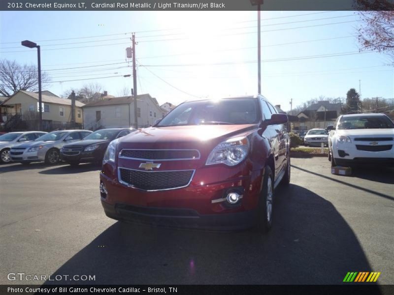 Cardinal Red Metallic / Light Titanium/Jet Black 2012 Chevrolet Equinox LT