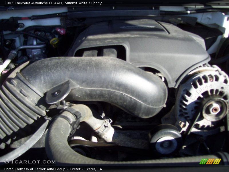 Summit White / Ebony 2007 Chevrolet Avalanche LT 4WD