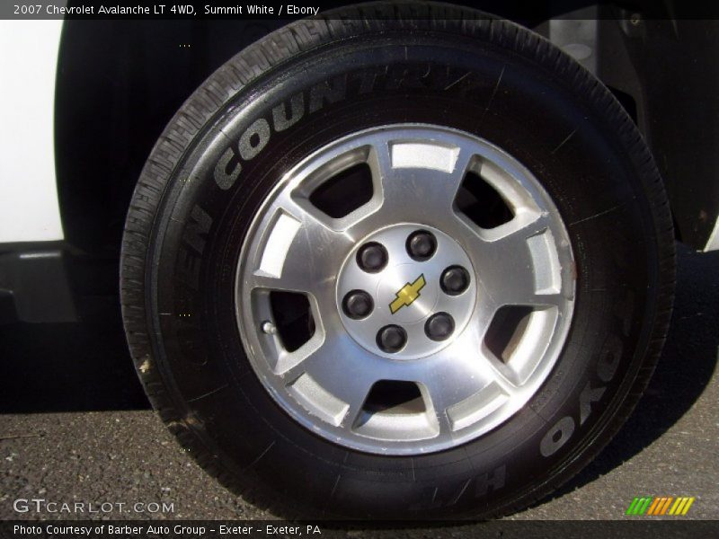 Summit White / Ebony 2007 Chevrolet Avalanche LT 4WD