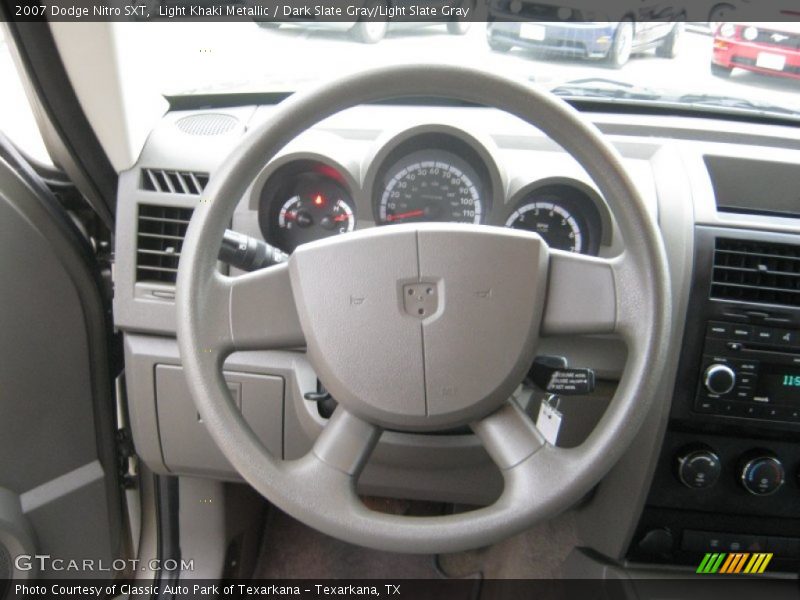 Light Khaki Metallic / Dark Slate Gray/Light Slate Gray 2007 Dodge Nitro SXT