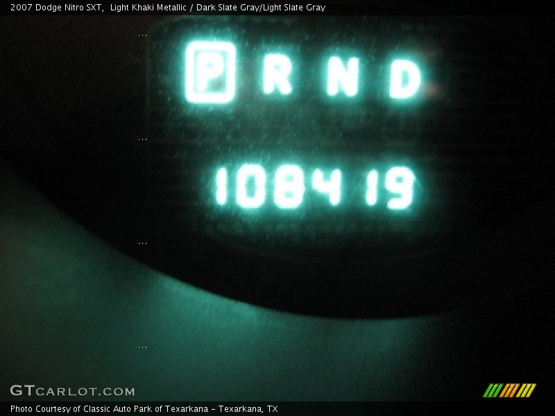 Light Khaki Metallic / Dark Slate Gray/Light Slate Gray 2007 Dodge Nitro SXT